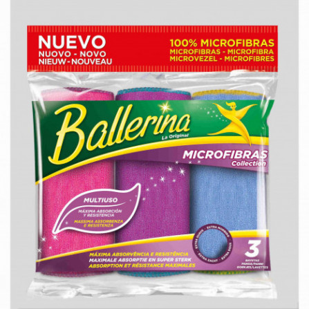 Ballerina Microfibras 3 Panos
