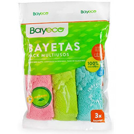 Bayeco Panos Microfibras 30x30cm - 3 Panos